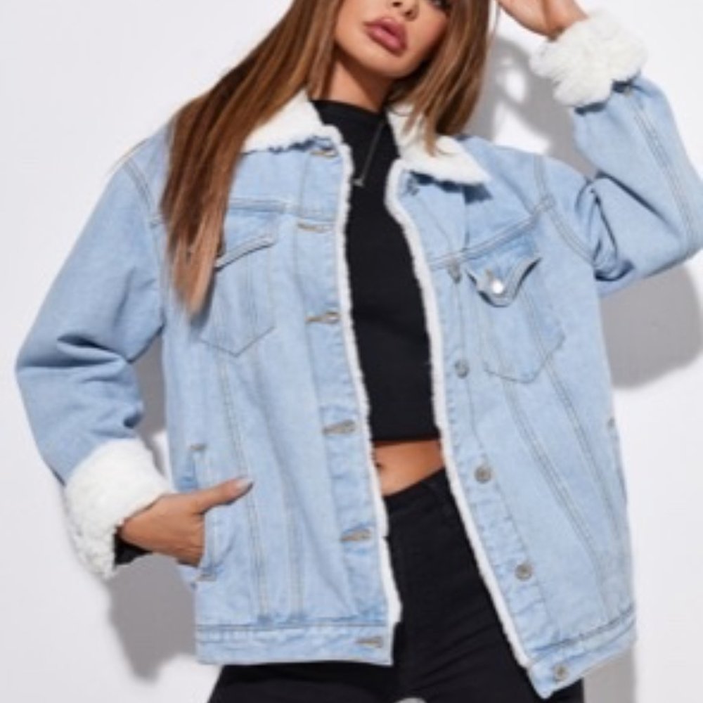 Cozy Fur Denim Jacket